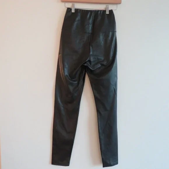 ARITZIA WILFRED Daria Black Faux Leather Leggings - Size S - Picture 8 of 15